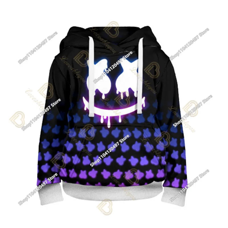 Children's Clothing Fortnite Cosplay Hoodie Sweatshirt, Battle Ikonik Man Sleeve Costume, Christmas Pullover Stress Shirt Clothes