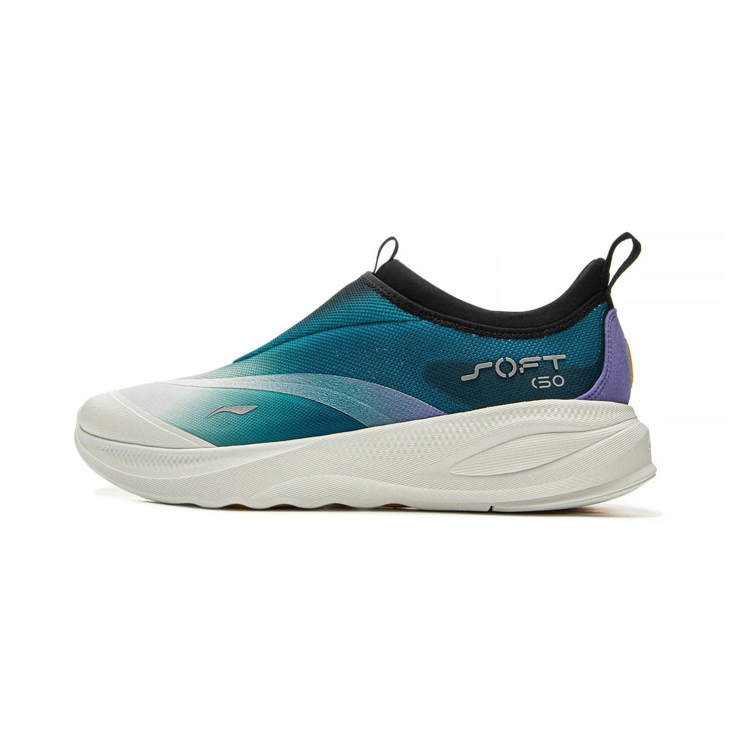 Li-Ning Men's SOFT GO 2 Walking Shoes COMFOAM Slip-On Soft Thick Heel Li-Ning Comfortable Wearable Sports Casual Shoes AGLV005