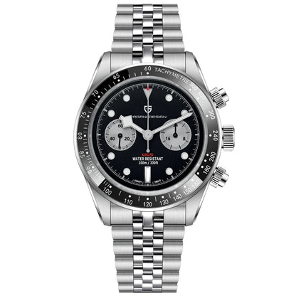 PAGANI DESIGN New Panda Men's Watches Top Luxury Quartz Wristwatches Chronograph Watch Man 2026 Gift AR Sapphire Ceramic Bezel