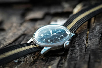 RDUNAE RA05 Vintage Military Watch 2035 Movement Quartz K1 Mineral Glass Crystal Stainless Steel Luminous Waterproof Men's Watches