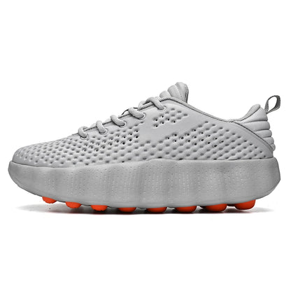 Comfortabele casual herensneakers met voetmassagetechnologie Ademende, lichtgewicht sportschoenen voor dames