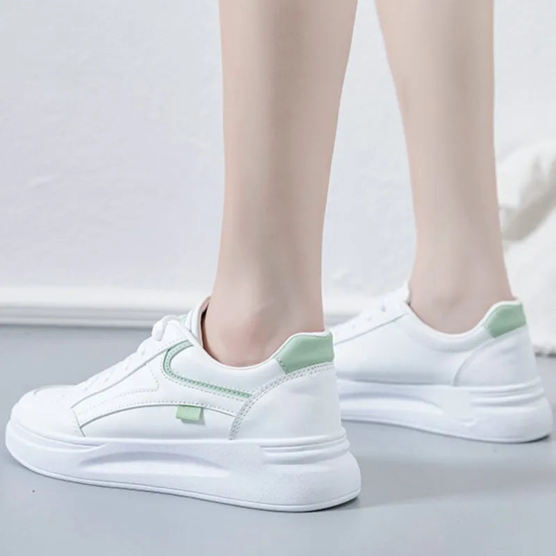 Women's Sneakers Fashion 2025 New Trainers Comfortable Casual Lace-Up Sneakers for Women Tenis Feminino