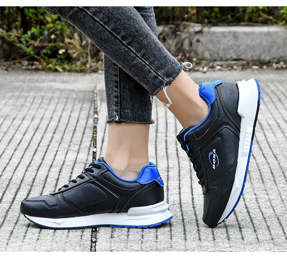 BONA 2023 New Designers Brand Classics  Light Sneakers Women Fashion Running Shoes Casual Walking Footwear Ladies Comfort