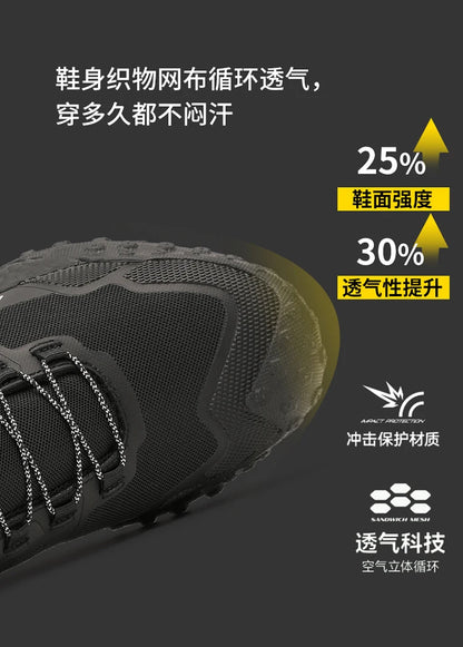 CAMSSOO Hiking Shoes Men Snow boots Outdoor Sports Climbing Shoes women Trekking Sneakers ankle boots hunting shoes travel boots