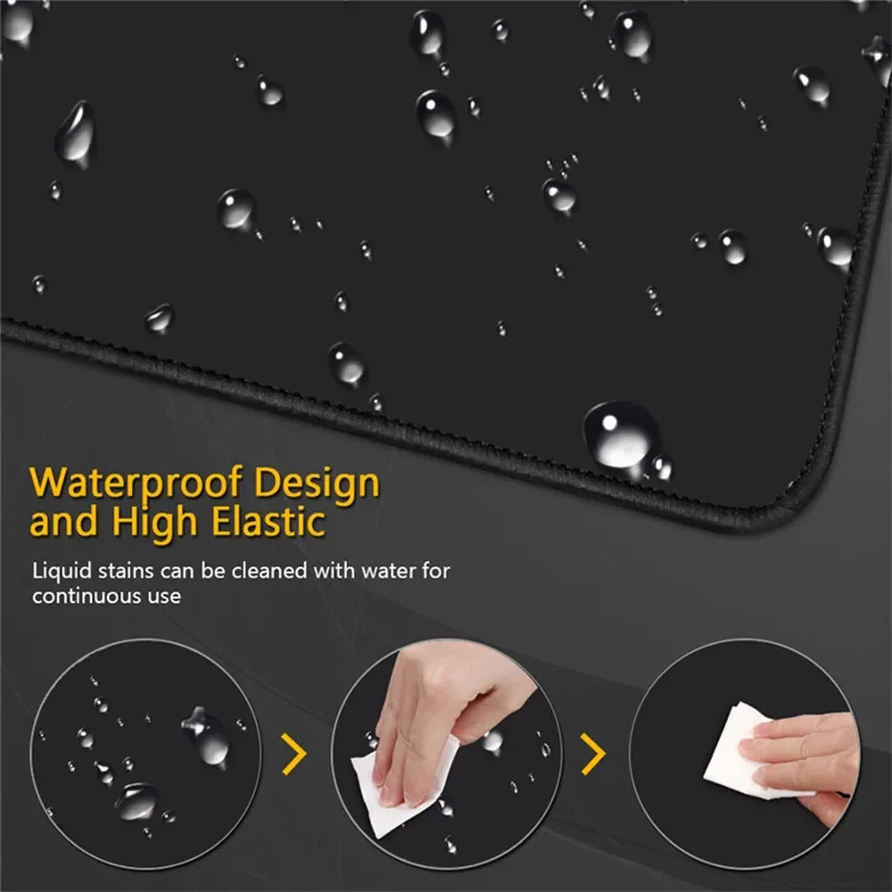 Computer Table Mat Keyboard Desk Pads Anime Mouse Pad Kawaii Girl Mousepad 900x400mm Rubber Non-slip Mouse Mats Demon Slayers XL