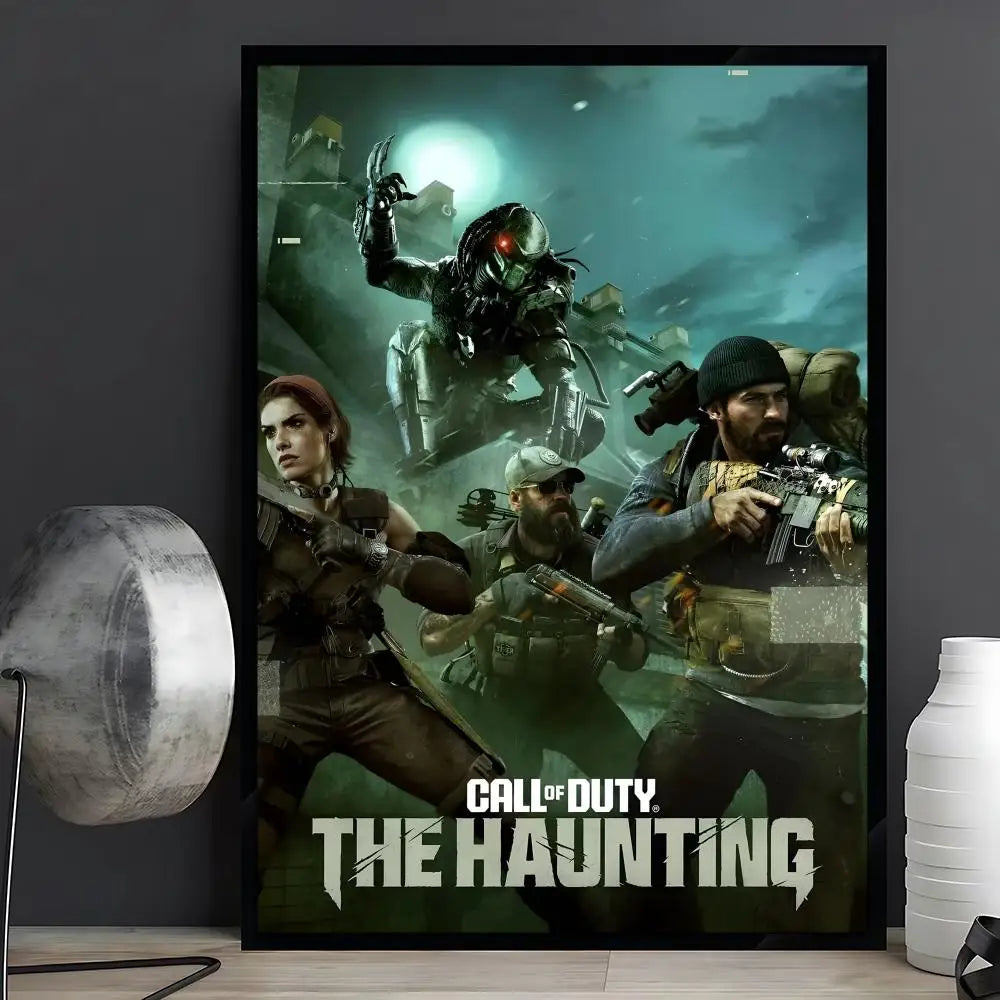 game Call of Duty Poster Posters Anime Room Decor Decoration Movie Backpack Wall Interior Music Wall Art