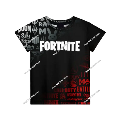 Суитшъри с качулка за момчета и момичета Fortnite, детски пуловер с 3D принт, суитшъри Battle Royale за мъже, есенна модна детска дреха