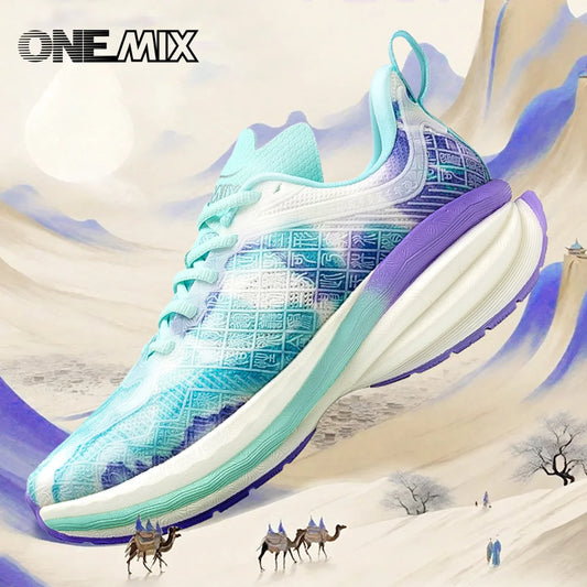 ONEMIX 2025 Chinese Sports Shoes, New Shock-Absorbent Men’s Running Shoes, Non-slip, Breathable, Lightweight Outdoor Women’s Sneakers