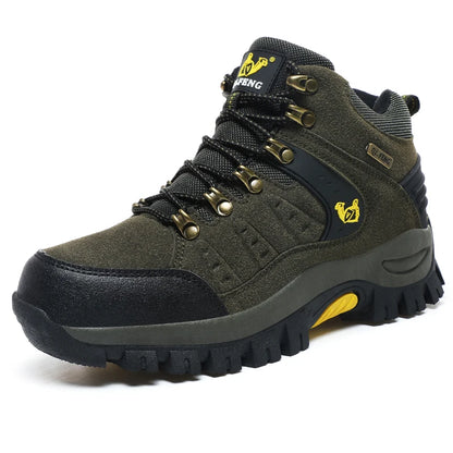 Outdoor-trekkingschoenen herfst/winter heren waterdichte wandelschoenen bergschoenen echt leer bosjacht tactische schoenen