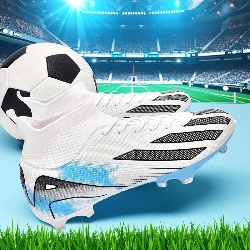 New Men's Football Boots Cleats Boys Ultralight Sport Soccer Shoes Adult Professional Non-Slip Comfortable Training Match Grass