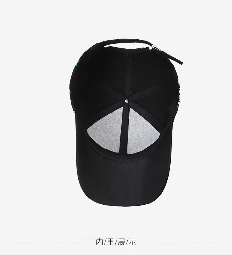 Fashion Hip Hop Baseball Cap Personality Trucker Caps Cotton Snapback Hat Outdoor Sun Hats Sports Leisure Cap