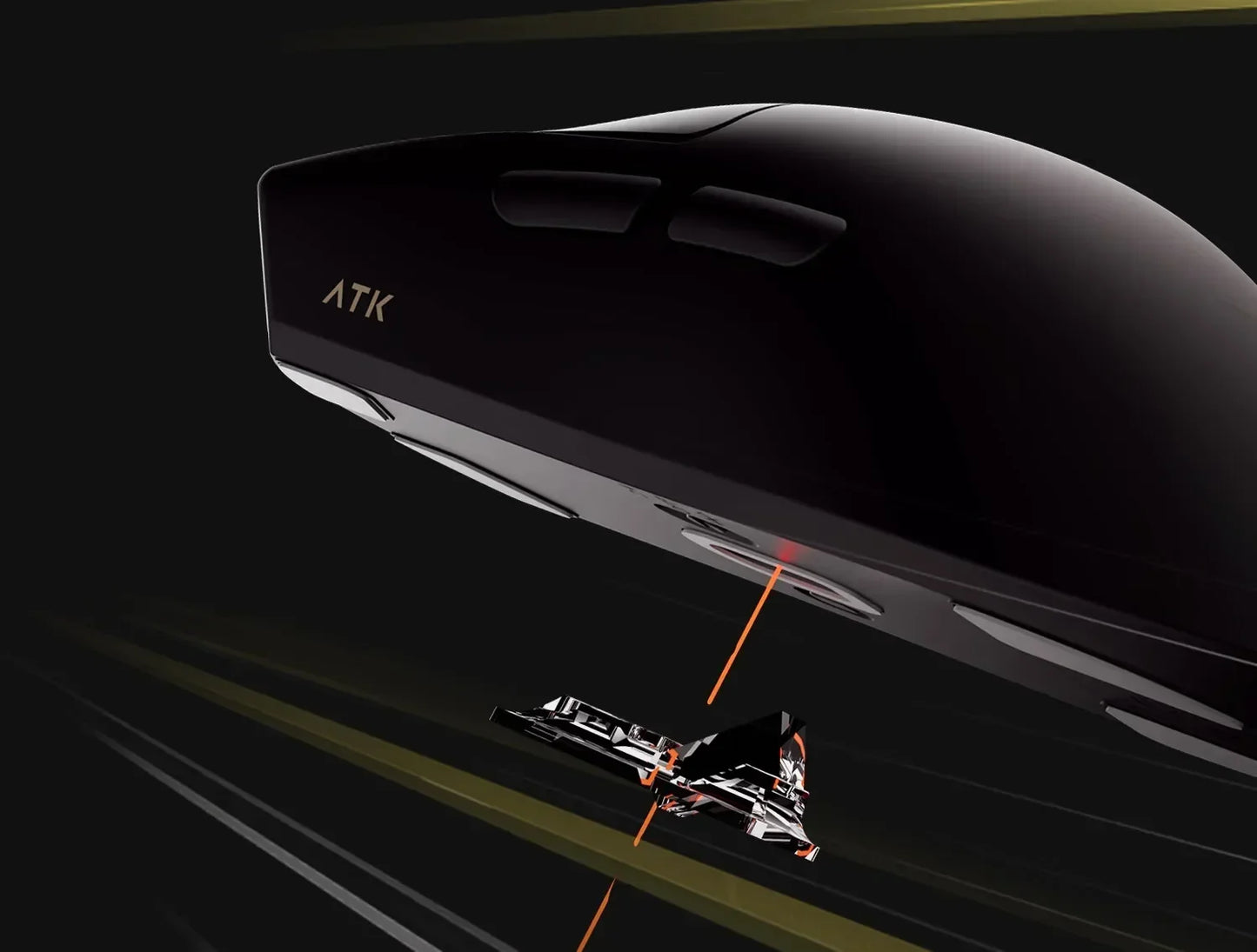 ATK Blazing Sky X1 V2 Wireless Gaming Mouse 8K Low Latency Lightweight FPS Esports Mouse for PC, Mac & Windows
