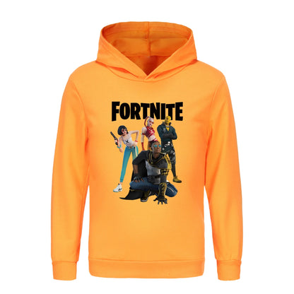 Otroški pulover s kapuco Fortnite, oblačila za deklice s princeskami, modna oblačila za dojenčke dečke, pomladno-jesenska otroška majica, otroški zgornji deli 4403