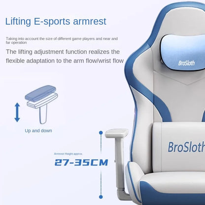 S6 Ergonomic Gaming Chair with Adjustable Backrest, Comfortable Computer Chair, Swivel Lift Chair with Armrests for Gaming & Office