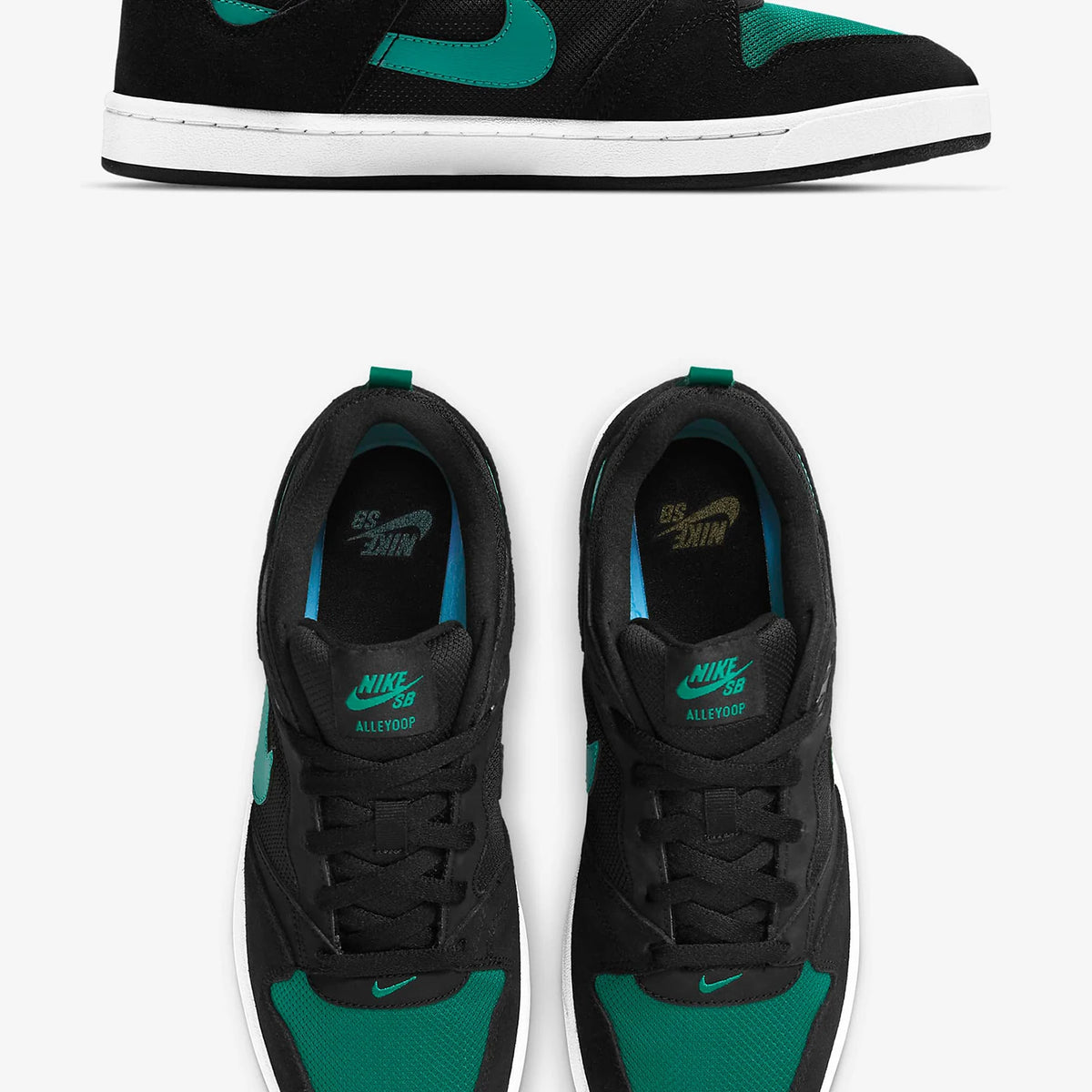 Nike Authentic SB Alleyoop klassiska, vadda, låga skateskor för män och kvinnor CJ0882-007