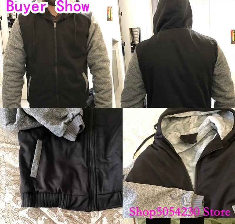 New Arrival Fortnite Men Cool Sweatshirt Battle Game Coat Winter Thick Fleece Warm Zipper Harajuku Hoodie Streetwear