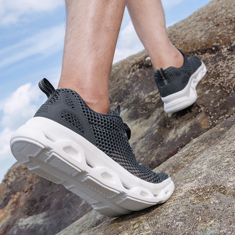 2026 Men and Women Quick-Dry Wading Shoes, Water Breathable AquaIn Upstream Antiskid Outdoor Sports Wearproof Beach Sneakers, Sizes 39-46