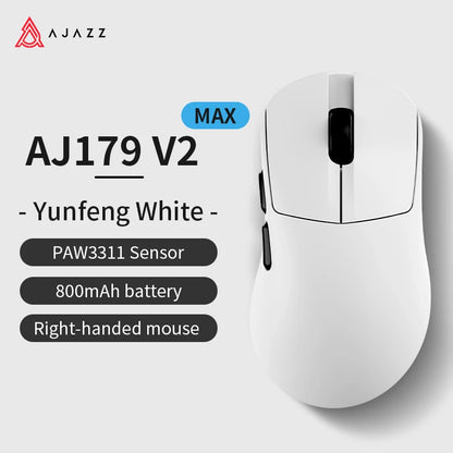 AJAZZ AJ179 V2 MAX tro-načinski miš za dešnjake, lagan 56g, senzor PAW3311, Huanuo Micro Switch, TelinkMicrochip