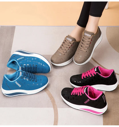 Adidași pentru femei, pantofi vulcanizați la modă pentru femei, pantofi fără toc pentru femei, pantofi de mers pe jos cu platformă, mărimi mari, Zapatillas Mujer