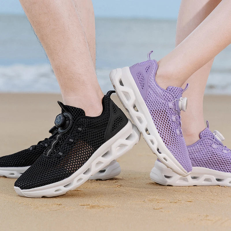 2026 Men and Women Quick-Dry Wading Shoes, Water Breathable AquaIn Upstream Antiskid Outdoor Sports Wearproof Beach Sneakers, Sizes 39-46