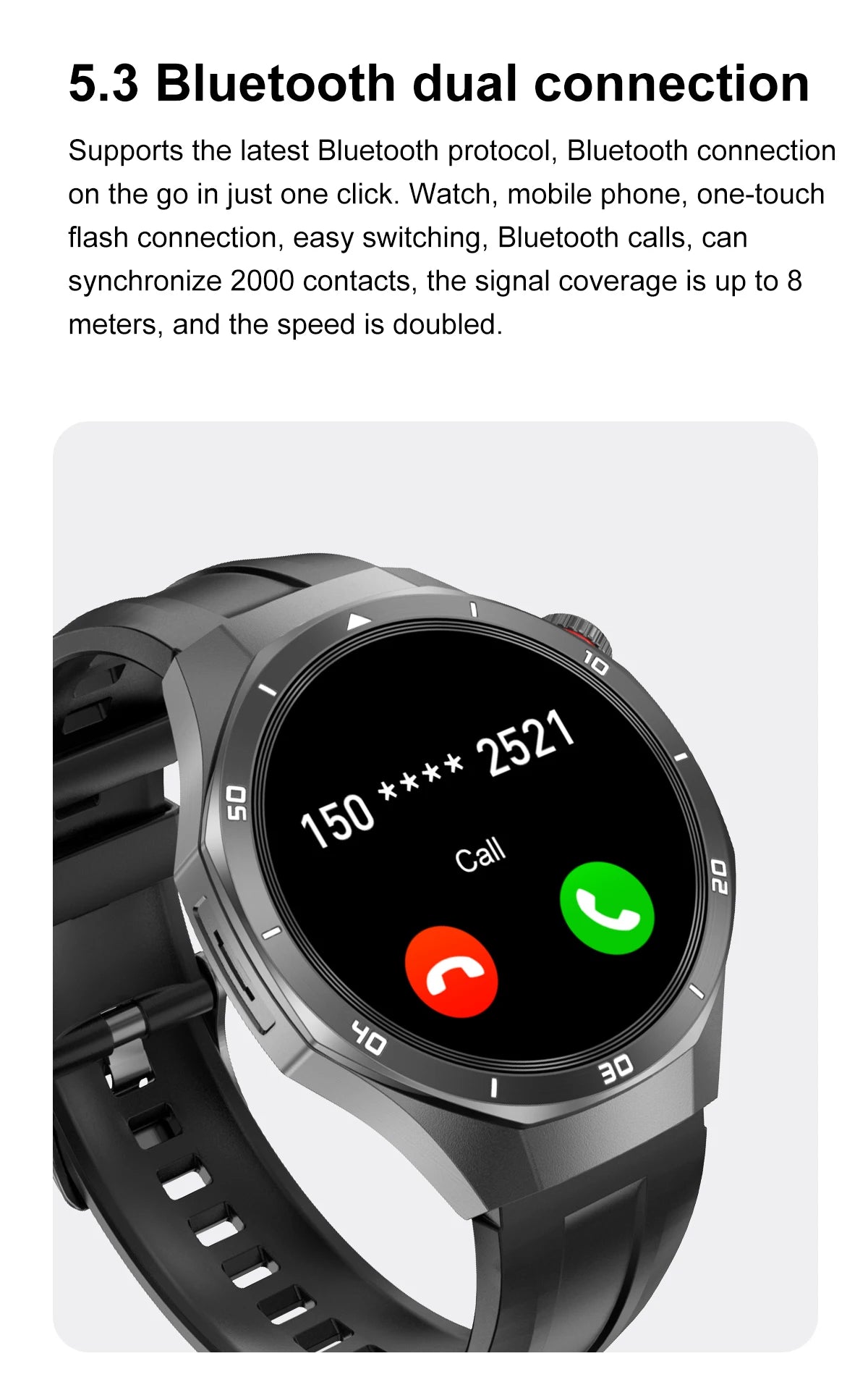 2026 New Watch 5 Pro Genuine Smart Watch GPS Map Navigation NFC Call 32GB memory Clock Built-in Video Music playback Smart Watch