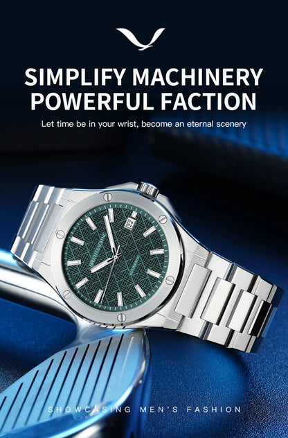 Relógio Masculino Specht&Sohne 2025 Novo 38MM Automático, Movimento Japonês Miyota 8215, Aço, Vidro de Safira, Reloj Homb Impermeável