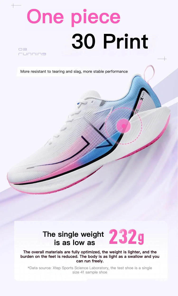 Xtep 360X Professional tekaški copati za moške z ogljikovo ploščo za maraton PB športni copati iz lahkega ETPU materiala 976119110080