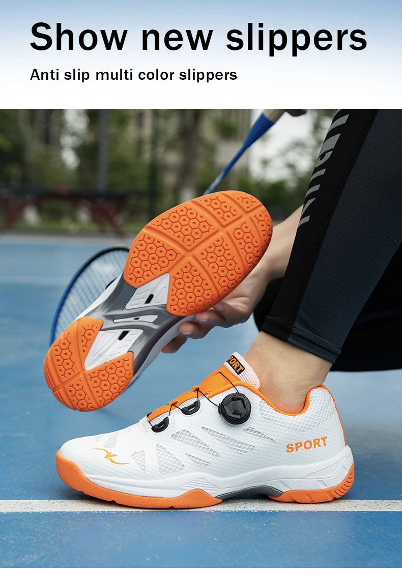 Men Badminton Shoes Non-slip Breathable Sneakers High Quality Table Tennis Shoes Wear Resistant Competition Volleyball Shoes