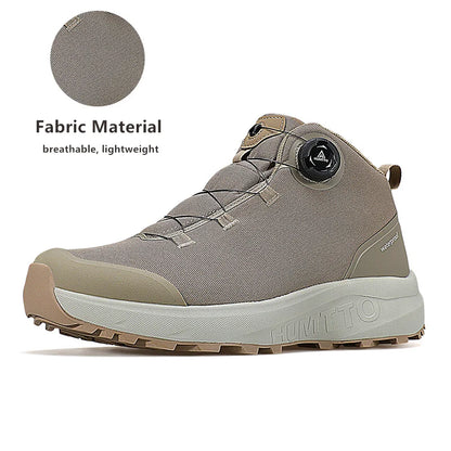 Pantofi din piele HUMTTO pentru bărbați, pentru iarnă, camping și activități în aer liber, pantofi sport pentru bărbați, bocanci de trekking respirabili, adidași antiderapanti pentru drumeții