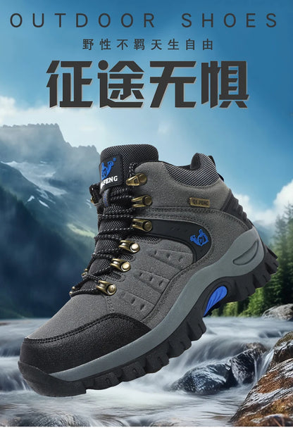 Outdoor-trekkingschoenen herfst/winter heren waterdichte wandelschoenen bergschoenen echt leer bosjacht tactische schoenen