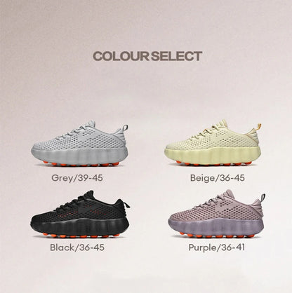 Comfortabele casual herensneakers met voetmassagetechnologie Ademende, lichtgewicht sportschoenen voor dames