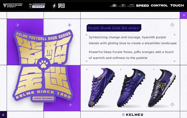 Kelme nogometni čevlji iz kengurujskega usnja Mg – profesionalni športni nogometni čevlji za tekme na prostem s protizdrsno podlago