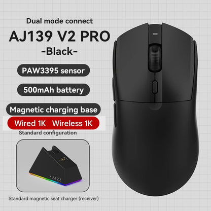 Bežični miš AJAZZ AJ139Pro/AJ139V2MC PMW3395/PAW3311 čipset 12000-26000Dpi profesionalni gaming miš