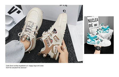 Skateboard Moški čevlji Poletni superge Usnjeni Casual Moda Na prostem Tek Šport Pohodništvo Tenis Platforma Oblikovalec Luksuzni