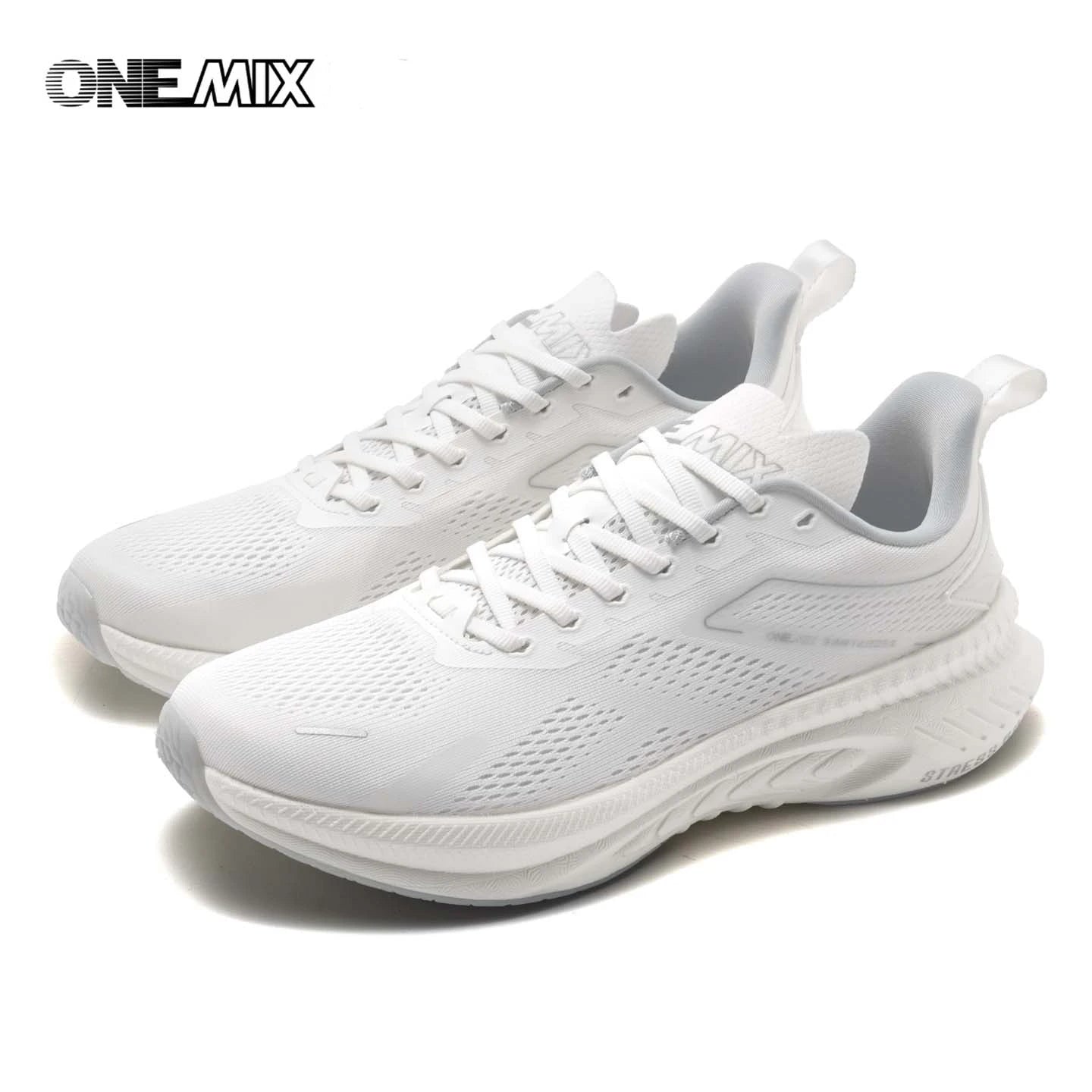ONEMIX New Style Autumn Winter Men's Running Shoes Outdoor Jogging Cushioning Breathable Lightweight Elastic Sports Sneakers