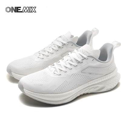 ONEMIX New Style Autumn Winter Men's Running Shoes Outdoor Jogging Cushioning Breathable Lightweight Elastic Sports Sneakers