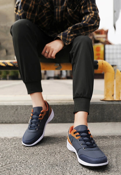 Pantofi din piele pentru bărbați Balan – Adidași la modă, pantofi sport, adidași respirabili pentru bărbați, încălțăminte antiderapantă, pantofi de vacanță pentru bărbați