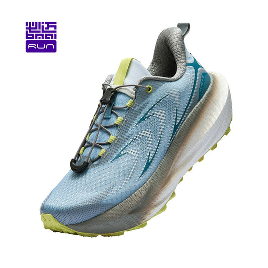BMAI Outdoor Men's Sports Shoes Breathable Men Sneakers Lightweight Mountain Running Shoes for Men Cushion Trail Jogging Sneakers