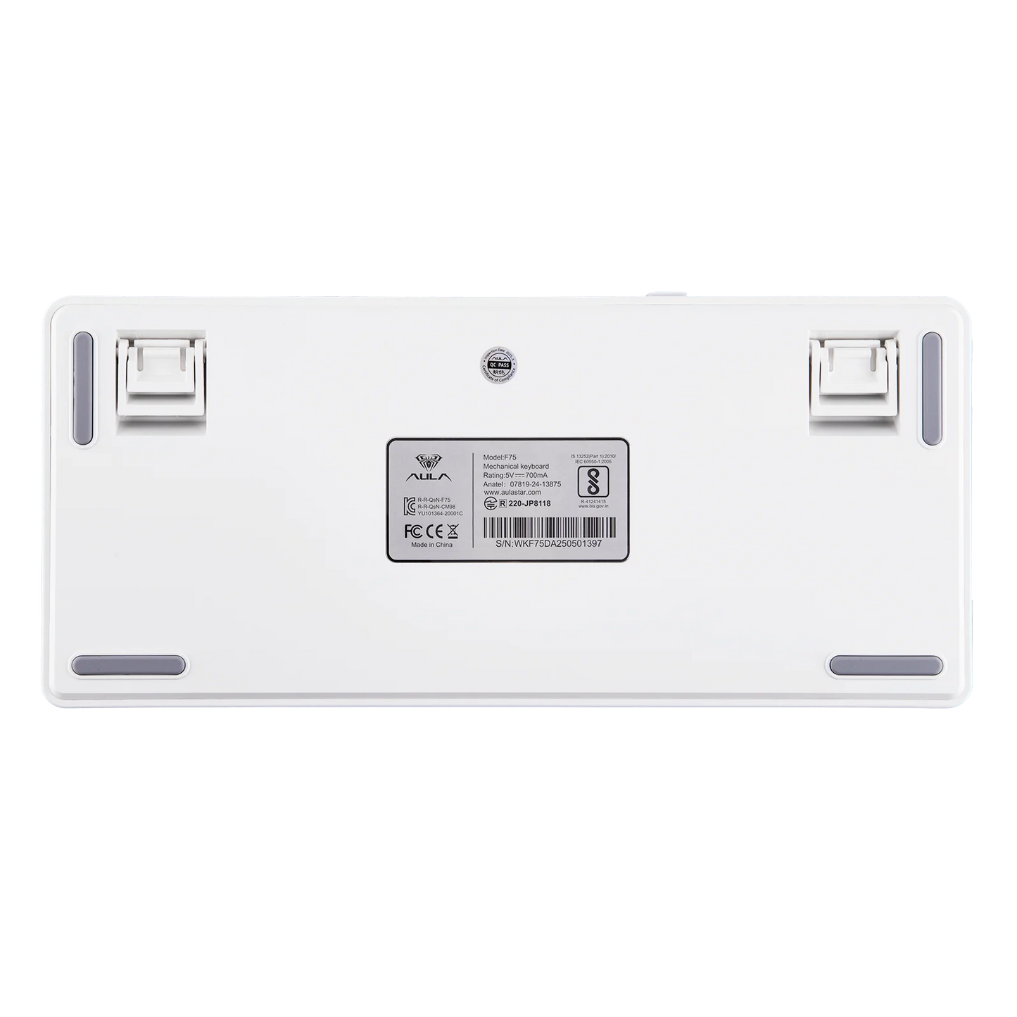 Tastiera meccanica wireless EPOMAKER x AULA F75 ISO-DE con connettività tri-mode, layout tedesco QWERTZ e batteria da 4000 mAh