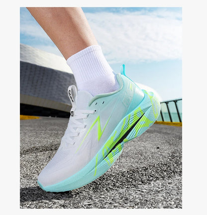Marathon Men Running Shoes Sports Speciality Breathable Lightweight Women's Athletic Nonskid Carbon Board Comfortable Sneakers