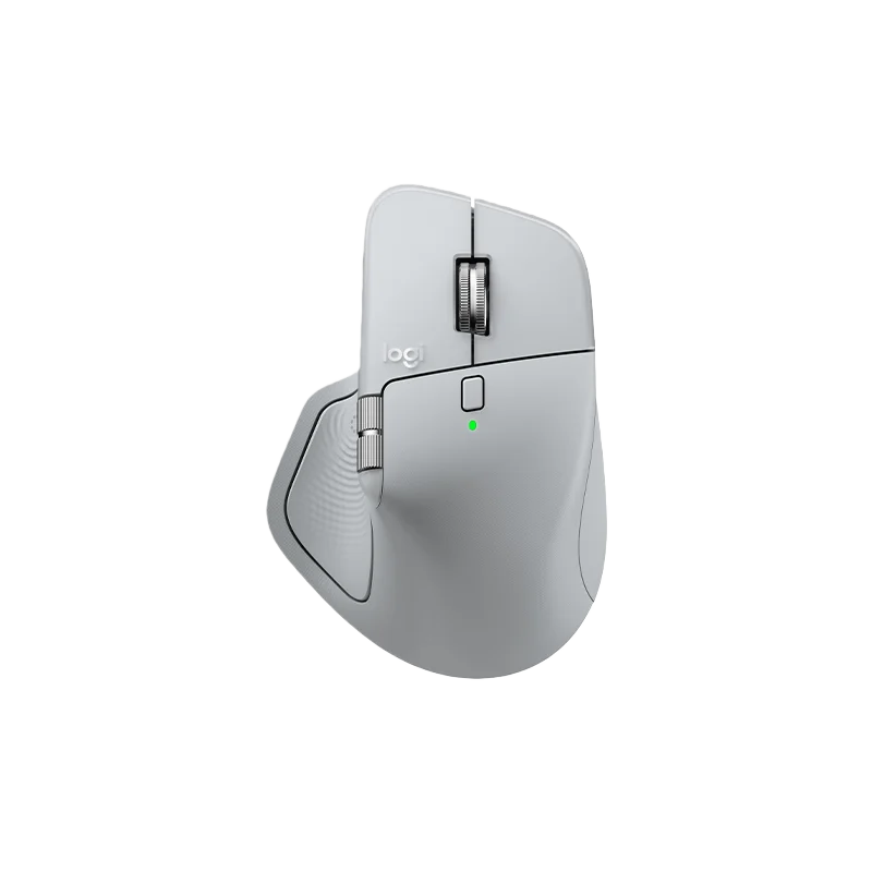 Ratón inalámbrico Bluetooth ergonómico Logitech MX Master 4 con retroalimentación háptica, anillo de acciones, MagSpeed, 8000 DPI y batería de 70 días