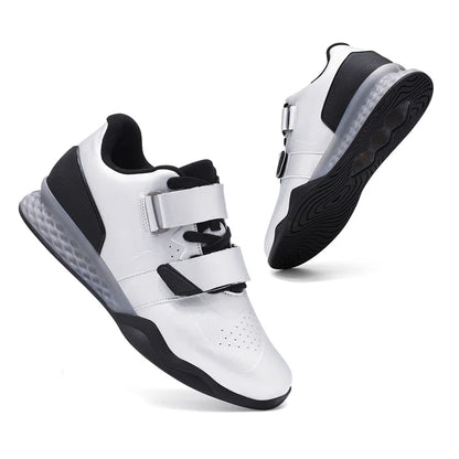 Weightlifting shoes, professional men and women powerlifting squat training shoes, hard sole gym shoes with stable heel, non-slip design