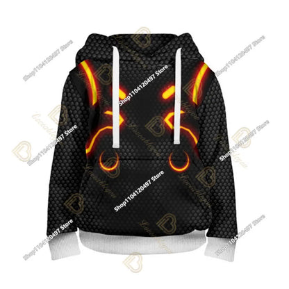 Children's Clothing Fortnite Cosplay Hoodie Sweatshirt, Battle Ikonik Man Sleeve Costume, Christmas Pullover Stress Shirt Clothes
