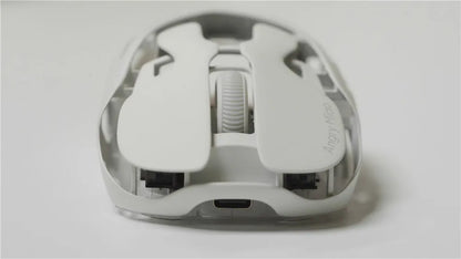 Angry Miao Infinity Gaming Wireless Mouse, Ultralight Metal Gaming Mouse, PAW3950 30K DPI, Hot-Swappable Dual 8K Tri-Mode Bluetooth & Wired Mouse