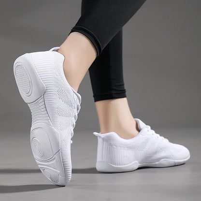Marwoo Sneakers bianche da cheerleading per ragazze - Scarpe sportive leggere da allenamento, camminata e tennis per bambine e donne - 2316