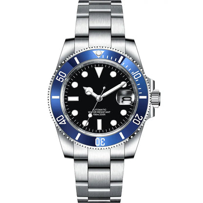 Corgeut 40mm  Luxury Business NH35 Men's automatic mechanical Diving Watch, ceramic bezel, sapphire crystal, 100m waterproof.