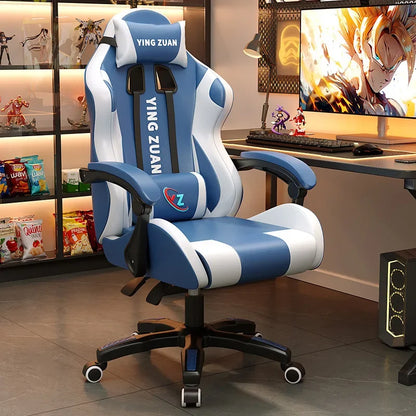 AOLIVIYA Modern Light Ergonomic Gaming Computer Chair Reclining For College Students Men Dormitory Home Office Study Room Seat