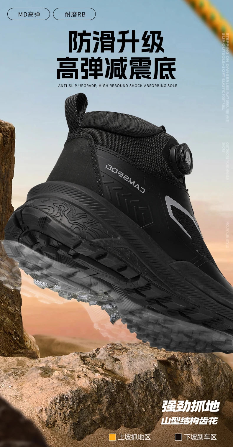 CAMSSOO Hiking Shoes Men Snow boots Outdoor Sports Climbing Shoes women Trekking Sneakers ankle boots hunting shoes travel boots