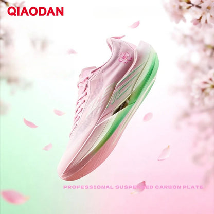 QIAODAN Feiying PB6.0 Marathon- en hardloopschoenen voor heren met koolstofplaat over de volledige zool, lichtgewicht sportschoenen QDB023261299