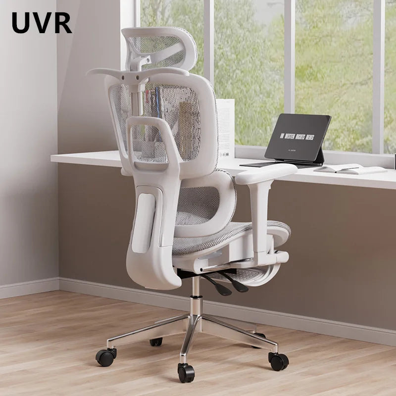 UVR Ergonomic Office Chair Adjustable Mesh Executive Chair with Armrests, Comfortable Swivel Desk Chair, Gaming & Staff Chair for Home Office